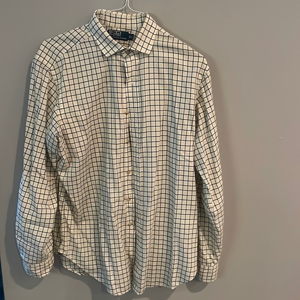 Polo by Ralph Lauren Men’s large dress shirt plaid